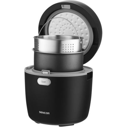 Sencor - Rizsfőző 350W/230V 0,6 l fekete