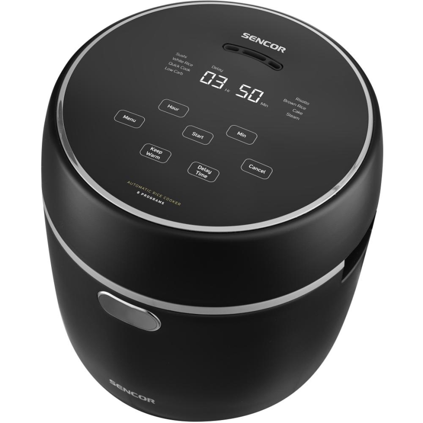 Sencor - Rizsfőző 350W/230V 0,6 l fekete