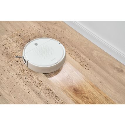 Sencor - Robotporszívó felmosóval 2in1 18W/1500 mAh fehér + távirányítás