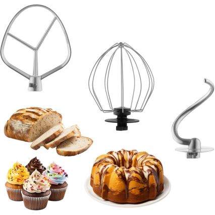 Sencor - rozsdamentes acéltálas konyhai robotgép 1300 W/230 V fehér