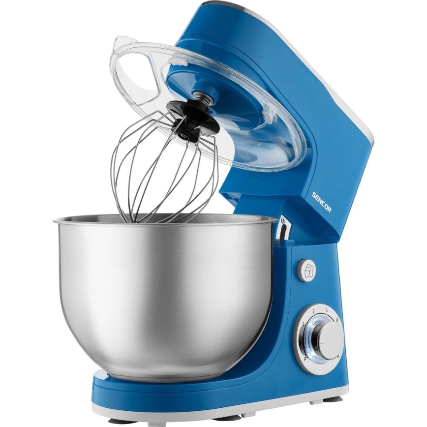 Sencor - Rozsdamentes acéltálas konyhai robotgép 1300W/230V kék