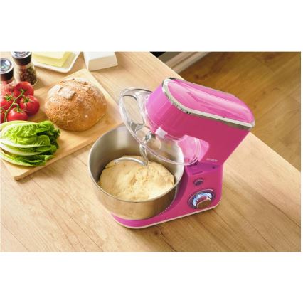 Sencor - Rozsdamentes acéltálas konyhai robotgép 1300W/230V, rózsaszín