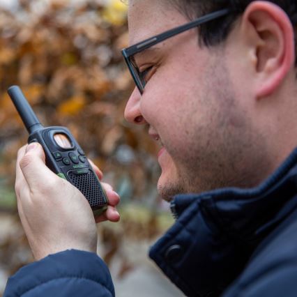 Sencor - SET 2x Walkie-talkie 3xAAA hatótáv 7 km