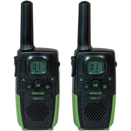 Sencor - SET 2x Walkie-talkie 3xAAA hatótáv 7 km