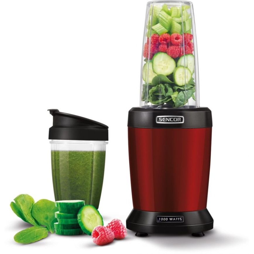 Sencor - Smoothie nutri turmixgép 1000W/230V piros