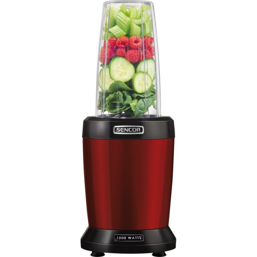 Sencor - Smoothie nutri turmixgép 1000W/230V piros