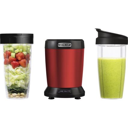 Sencor - Smoothie nutri turmixgép 1000W/230V piros