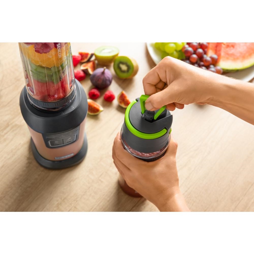 Sencor - Smoothie turmixgép tartozékokkal 800W/230V rézszínű