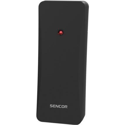 Sencor - színes LCD-kijelzős meteóállomás, 3xAAA + 2xAA, fekete