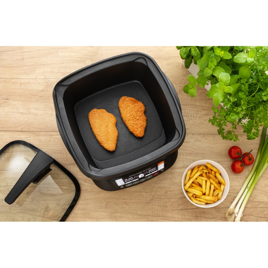 Sencor - Többfunkciós serpenyő tartozékokkal 1800W/230V 18 funkciós 4,8l