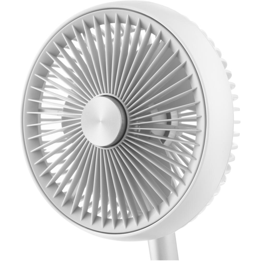 Sencor - Újratölthető asztali ventilátor 5W/5V 4000 mAh fehér