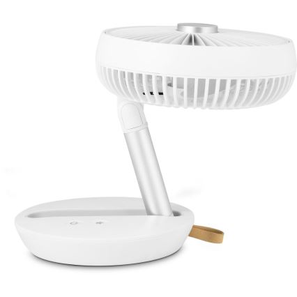 Sencor - Újratölthető asztali ventilátor 5W/5V 4000 mAh fehér