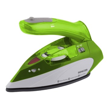 Sencor - Utazási gőzölős vasaló 1100W/115V/230V zöld