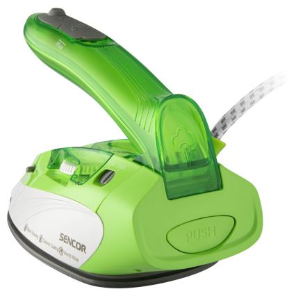 Sencor - Utazási gőzölős vasaló 1100W/115V/230V zöld