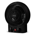 Sencor - Ventilátor fűtőelemmel 1200/2000W/230V fekete