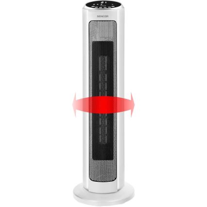 Sencor - Ventilátor kerámia fűtőtesttel 2200W/230V Wi-Fi fehér + távirányító