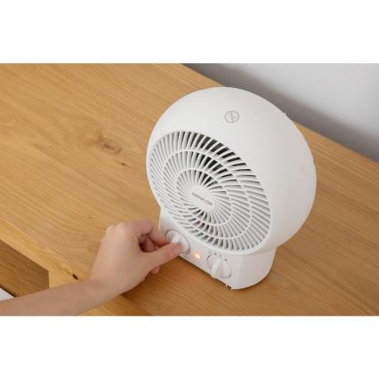 Sencor - Ventilátoros hősugárzó 1200/2000W/230V fehér