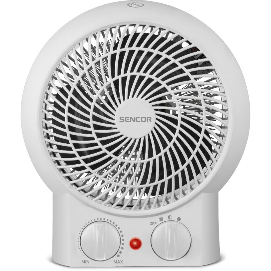 Sencor - Ventilátoros hősugárzó 1200/2000W/230V fehér