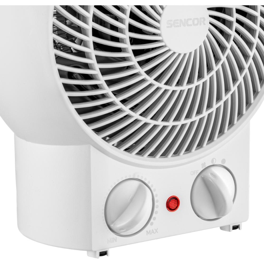 Sencor - Ventilátoros hősugárzó 1200/2000W/230V fehér