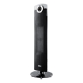 Sencor - Ventilátoros hősugárzó kerámia fűtőelemmel 1300/2500W/230V fekete + távirányító