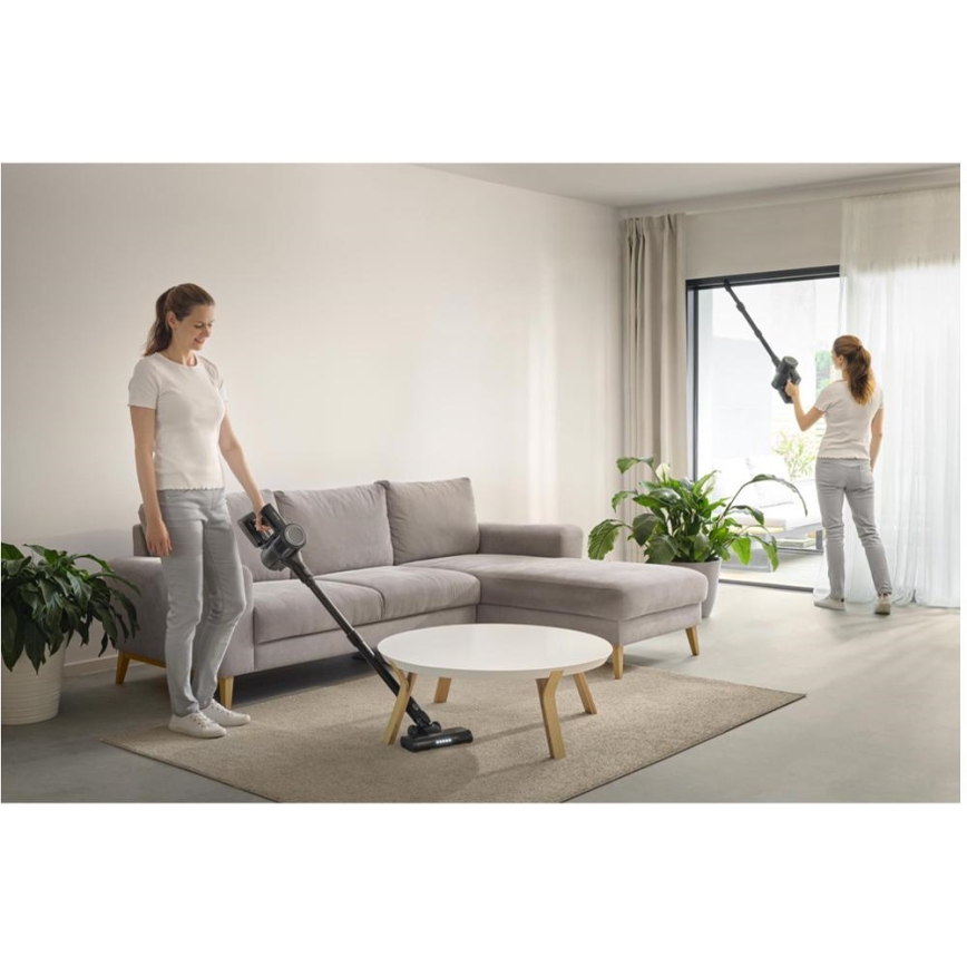 Sencor - Vezeték nélküli, 2 az 1-ben rúdporszívó 200 W / 2600 mAh, fekete