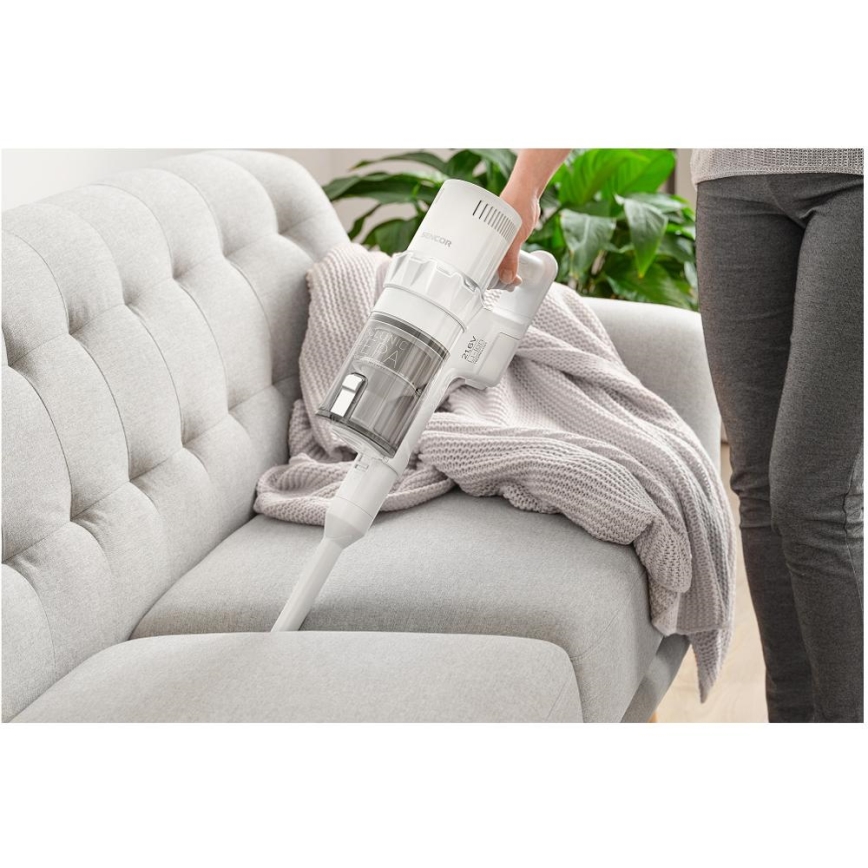 Sencor - Vezeték nélküli álló porszívó 2in1 250W/2200 mAh fehér