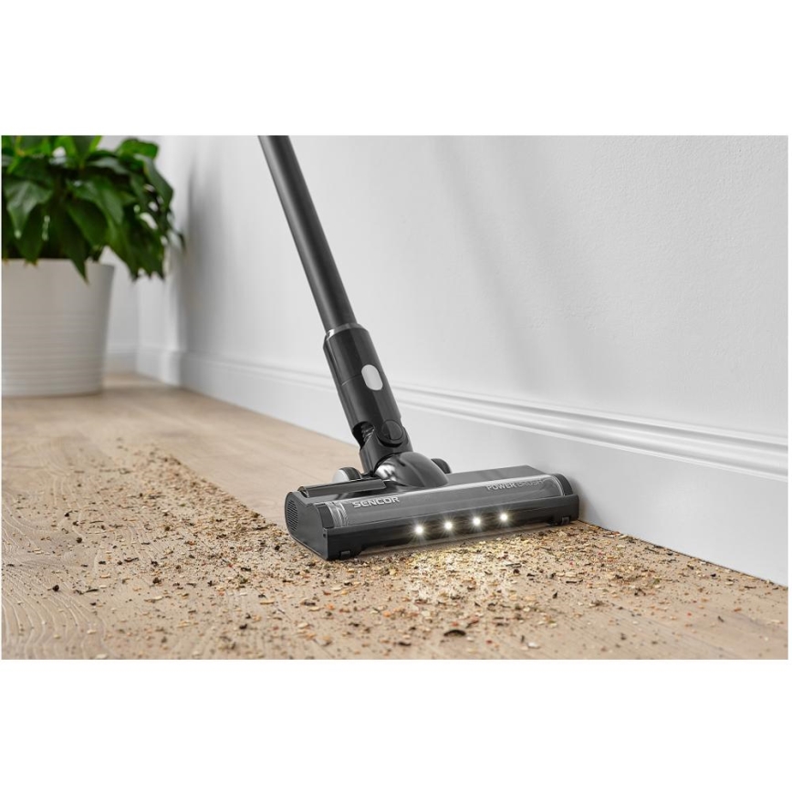 Sencor - Vezeték nélküli álló porszívó 2in1 250W/2200 mAh fekete