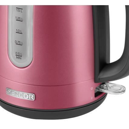 Sencor - Vízforraló 1,7 l 2150W/230V rózsaszín