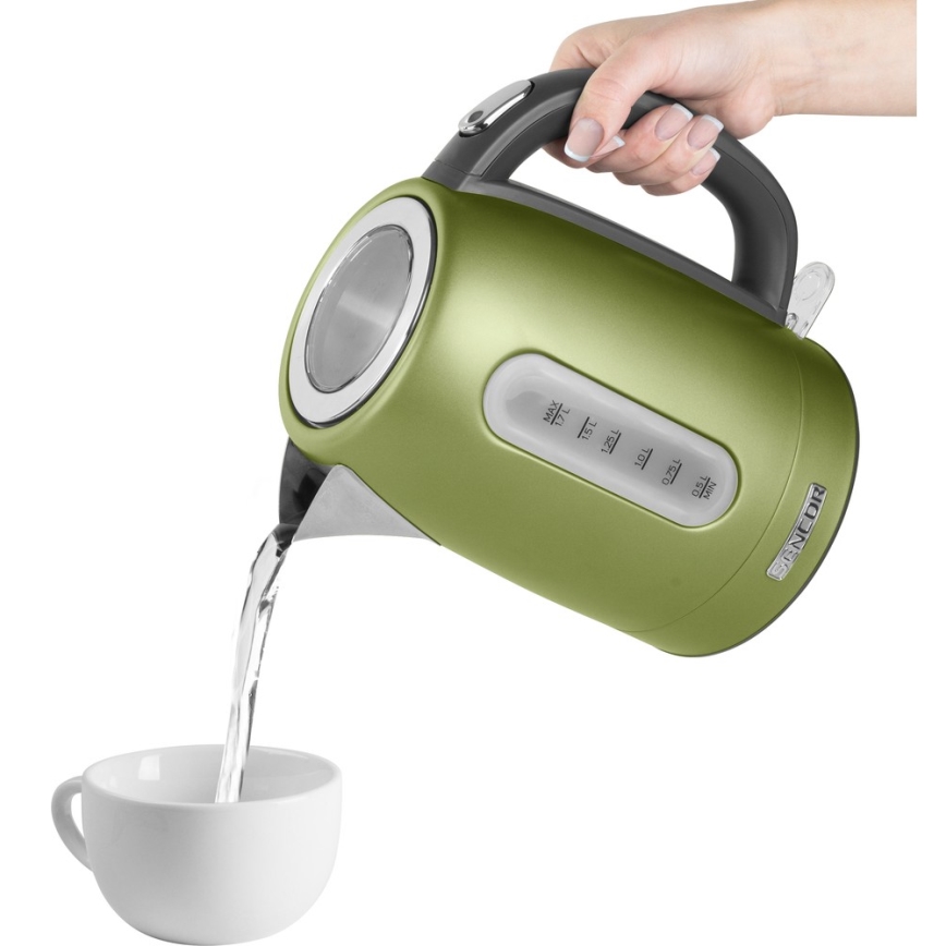 Sencor - Vízforraló 1,7 l 2150W/230V zöld