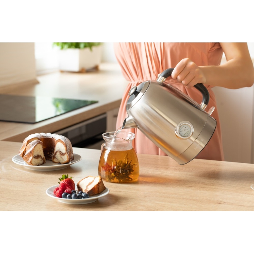 Sencor - Vízforraló 1,7 l 2200W/230V rozsdamentes acél