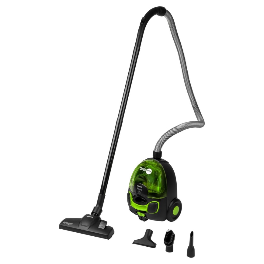 Sencor - Zsák nélküli porszívó 1,5 l 890W/230V zöld/fekete
