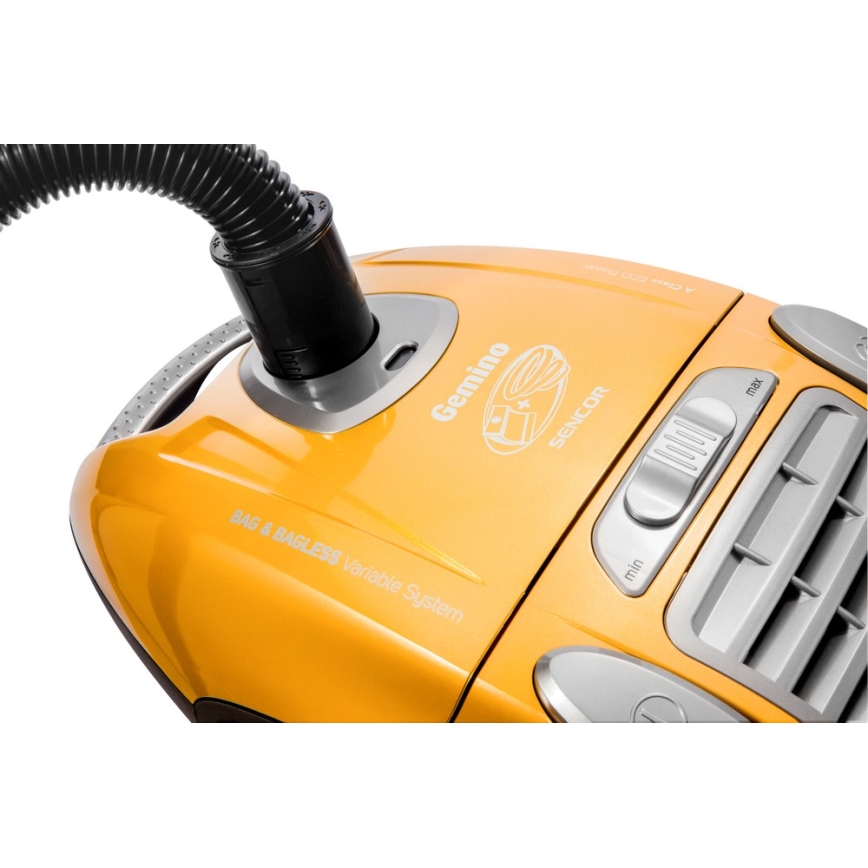 Sencor - Zsákos/zsák nélküli porszívó 4,5 l/3 l 700W/230V arany