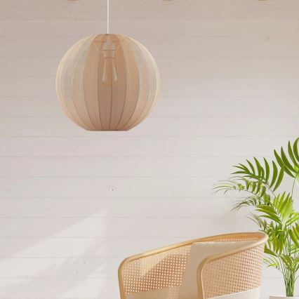 SENSAI kábeles csillár 1xE27/20W/230V, Ø 40 cm, bézs