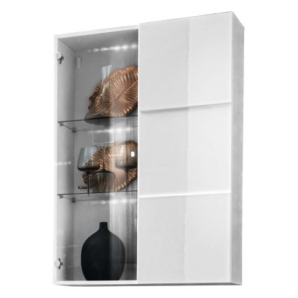 SERIAN fehér fali szekrény