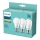 SET 3x LED Izzó Philips A60 E27/8W/230V 2700K