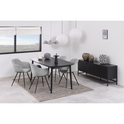 Evőeszköztartó SETH fekete