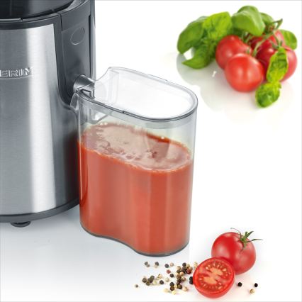Severin ES 3566 - Gyümölcscentrifuga 0,5 l 400W/230V rozsdamentes acél/szürke