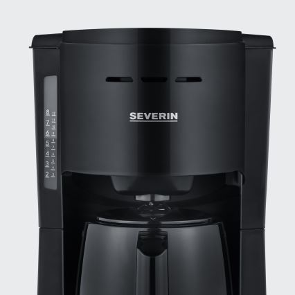 Severin KA 9306 - termoszkannás kávéfőző 1 l 1000W/230V fekete