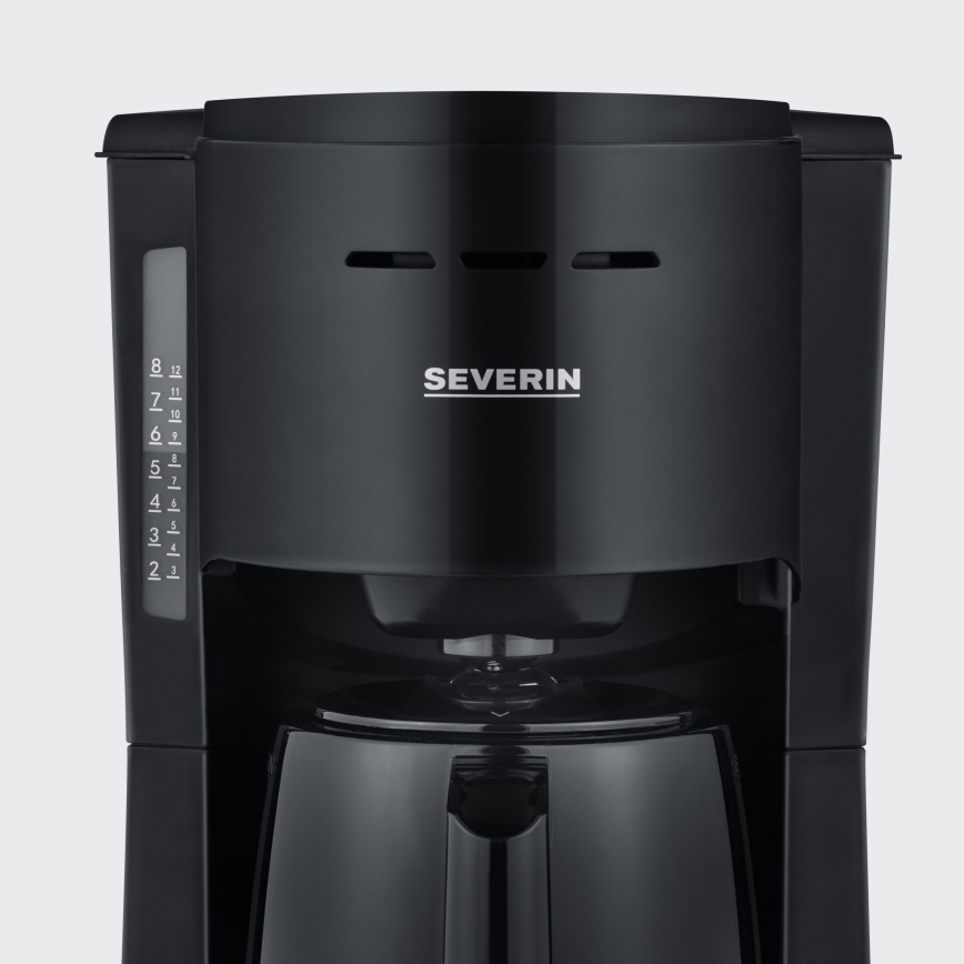 Severin KA 9306 - termoszkannás kávéfőző 1 l 1000W/230V fekete