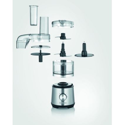 Severin KM 3865 - Konyhai aprító 400W/230V rozsdamentes acél/fekete