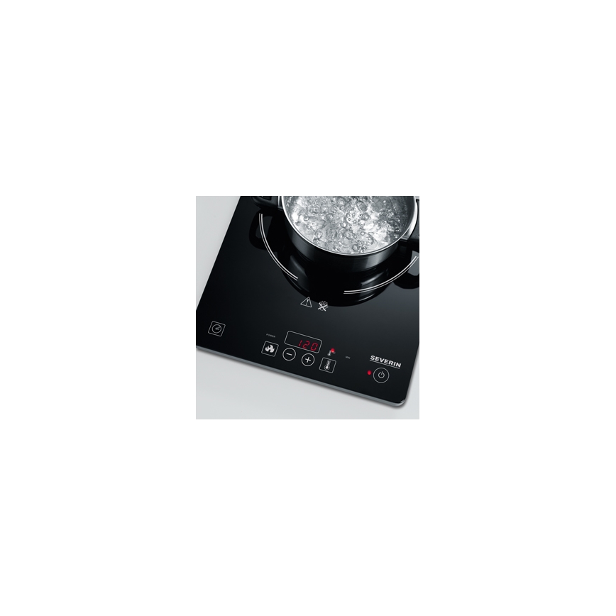 Severin KP 1071 - Egytárcsás indukciós főző 2000 W/230 V fekete
