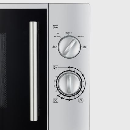 Severin MW 7772 - Mikrohullámú sütő 900W/230V 28 l rozsdamentes acél/fekete