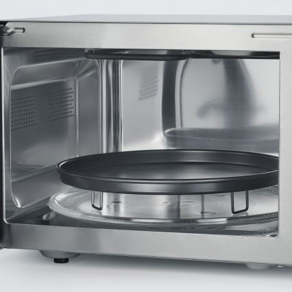 Severin MW 7774 - Mikrohullámú sütő 3 az 1-ben, 1950 W/230 V, 25 l, rozsdamentes acél