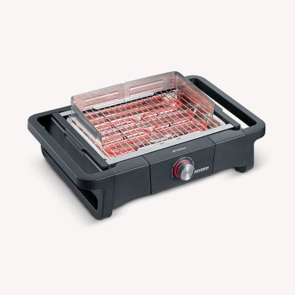Severin PG 8123 - Asztali elektromos grill 2300W/230V
