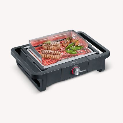 Severin PG 8123 - Asztali elektromos grill 2300W/230V