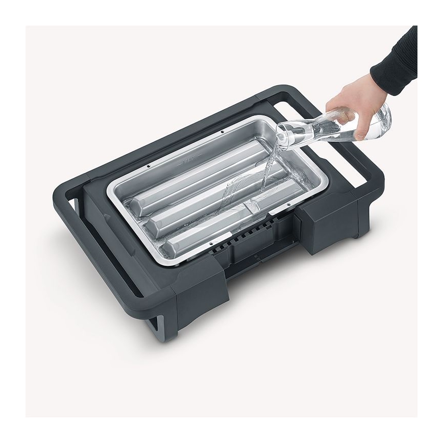 Severin PG 8123 - Asztali elektromos grill 2300W/230V