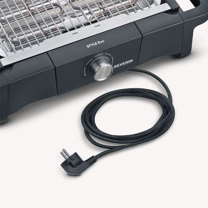 Severin PG 8123 - Asztali elektromos grill 2300W/230V