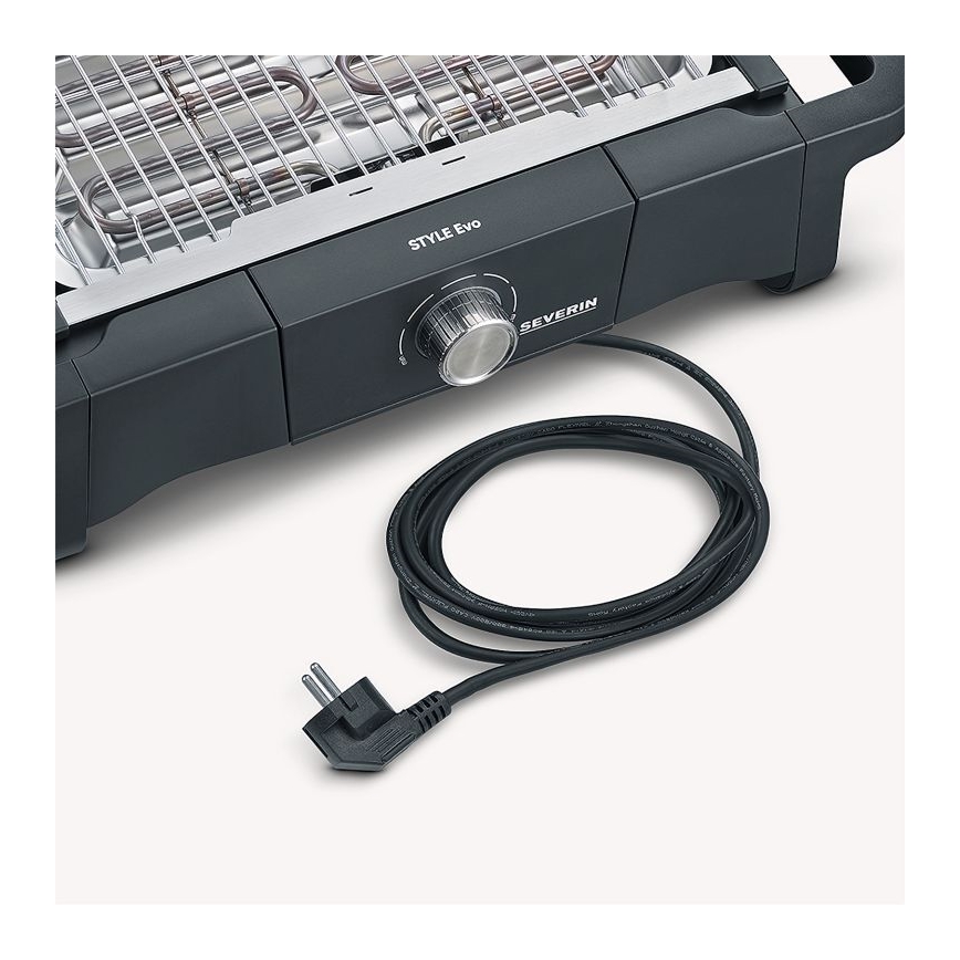 Severin PG 8123 - Asztali elektromos grill 2300W/230V