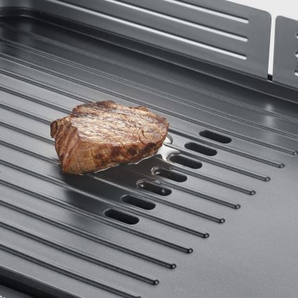 Severin PG 8564 - Asztali elektromos grillsütő 2300W/230V 50x30 cm fekete
