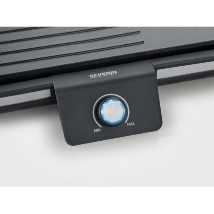 Severin PG 8564 - Asztali elektromos grillsütő 2300W/230V 50x30 cm fekete